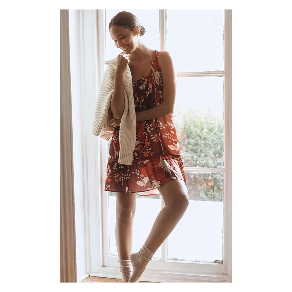 Anthropologie Tiny Moonrise Ruffled Dress NWT